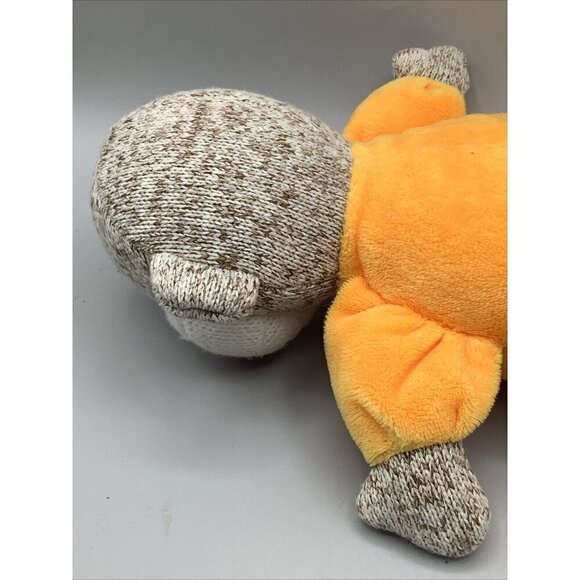 Baby Starters My First Boo Halloween Sock Monkey Plush Rattle Toy Infant 9” inch - Picture 9 of 10
